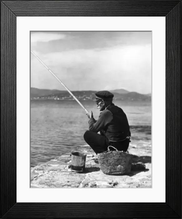 Framed Print : Angling at St. Tropez Framed Print : Angling at St. Tropez