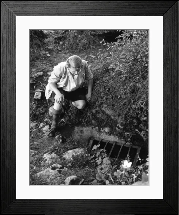 Framed Print : Underground Stream Grid Framed Print : Underground Stream Grid