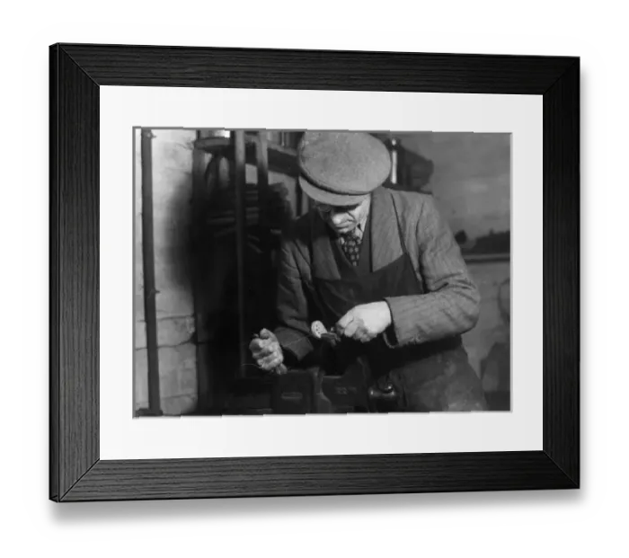 Framed Print : The Brush Maker Framed Print : The Brush Maker