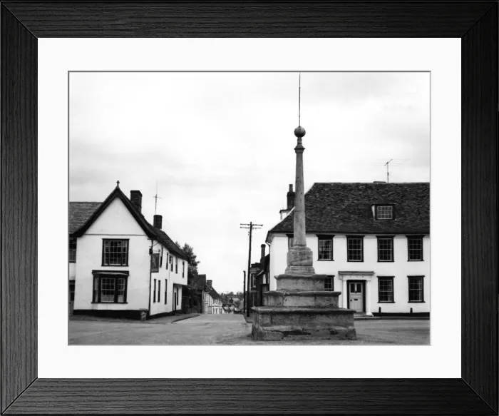 Framed Print : Lavenham Village Cross Framed Print : Lavenham Village Cross