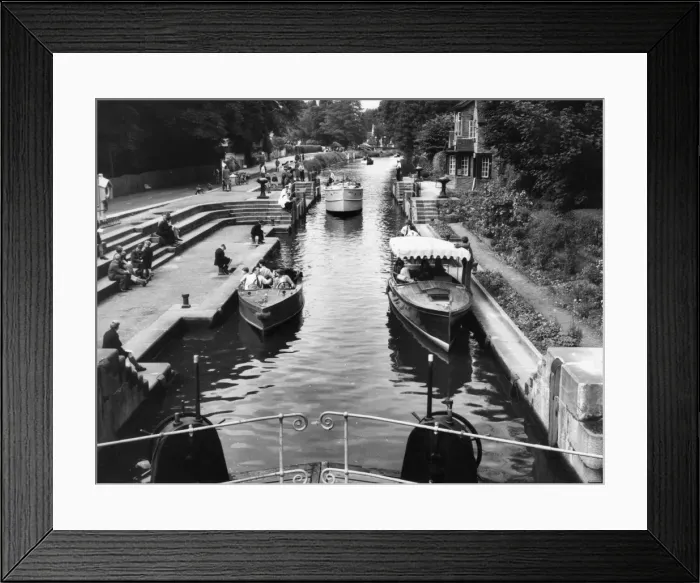 Framed Print : Boulters Lock Framed Print : Boulters Lock
