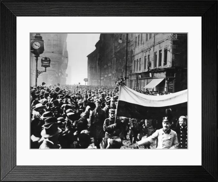 Framed Print : Revolution in Prague Framed Print : Revolution in Prague
