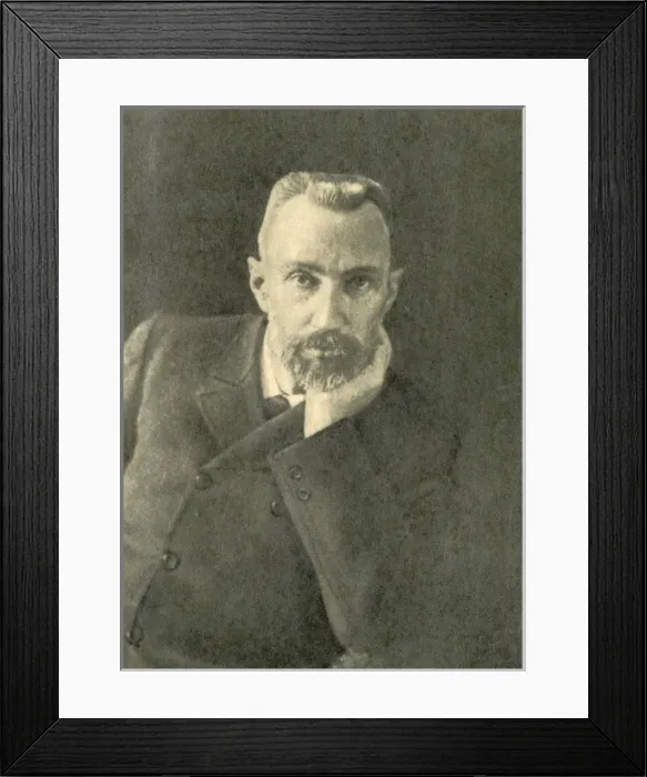 Framed Print : Pierre Curie Photo Framed Print : Pierre Curie Photo
