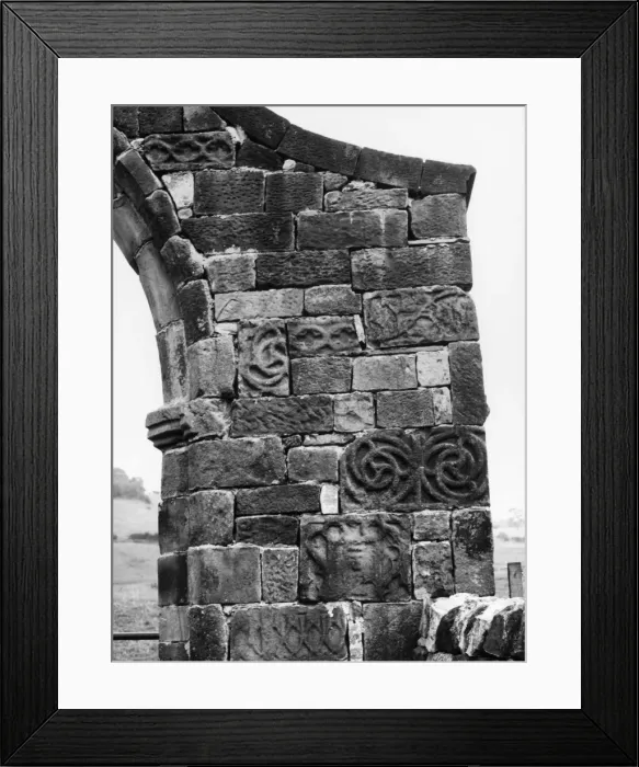 Framed Print : Sawley Abbey Stonework Framed Print : Sawley Abbey Stonework