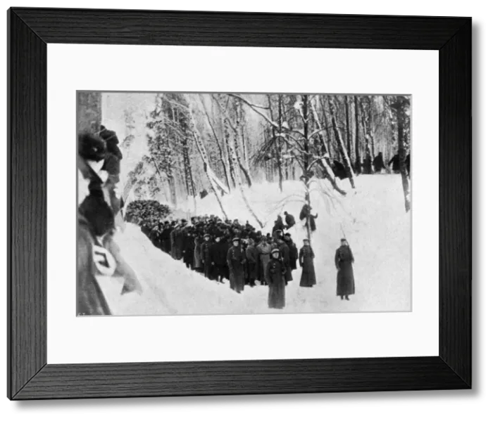 Framed Print : Lenins Body Carried Framed Print : Lenins Body Carried