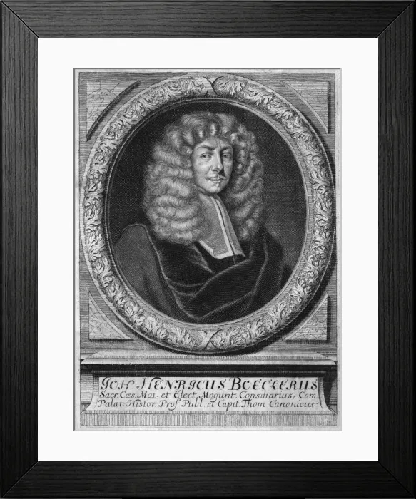 Framed Print : Johann Heinrich Boecler Framed Print : Johann Heinrich Boecler
