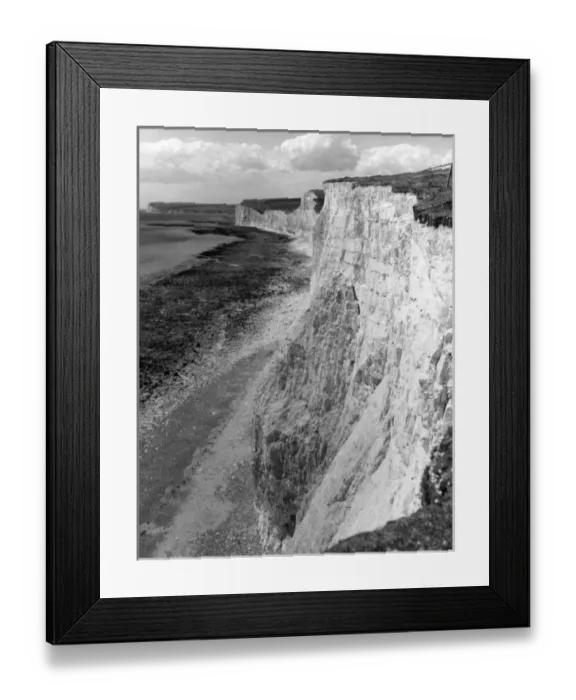 Framed Print : Birling Gap Cliffs Framed Print : Birling Gap Cliffs