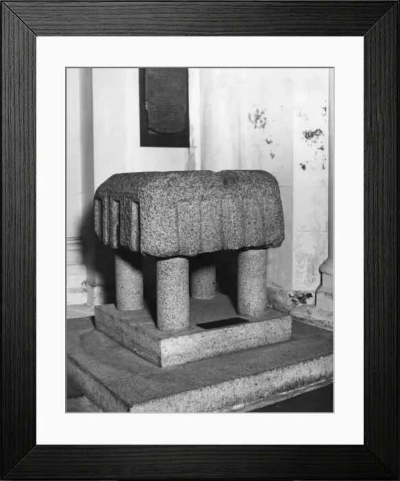 Framed Print : Pig Trough Font Framed Print : Pig Trough Font