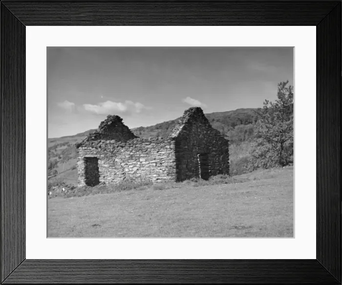 Framed Print : Welsh Cottage Ruins Framed Print : Welsh Cottage Ruins