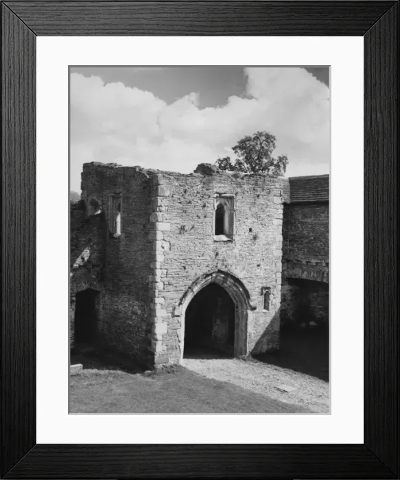 Framed Print : Tretower Court Gateway Framed Print : Tretower Court Gateway