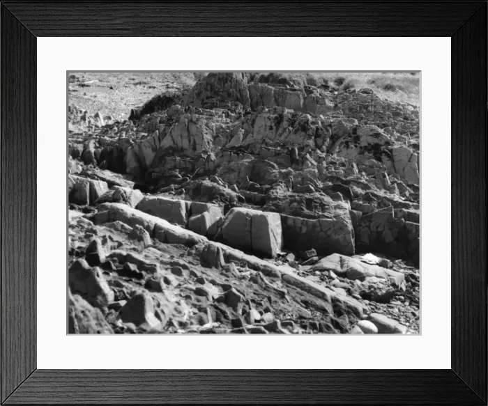 Framed Print : Girvan Rock Formation Framed Print : Girvan Rock Formation