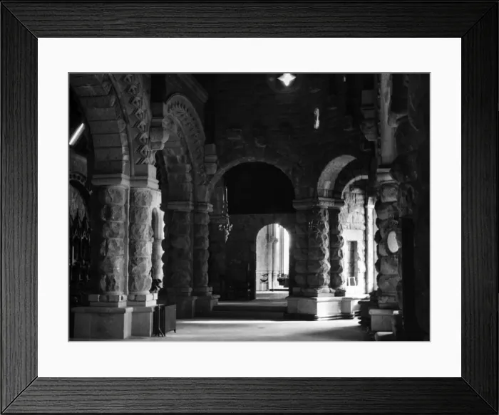 Framed Print : Normanesque Church Framed Print : Normanesque Church