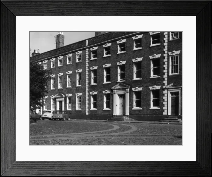Framed Print : Georgian Town Houses Framed Print : Georgian Town Houses