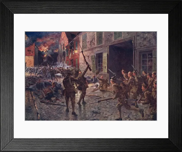 Framed Print : Battle at Landrecies Framed Print : Battle at Landrecies