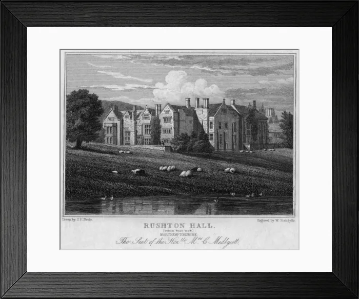 Framed Print : Rushton Hall, Northamptonshire Framed Print : Rushton Hall, Northamptonshire