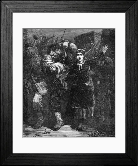 Framed Print : Female Communardesde Framed Print : Female Communardesde