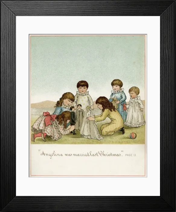Framed Print : Dollies wedding Framed Print : Dollies wedding