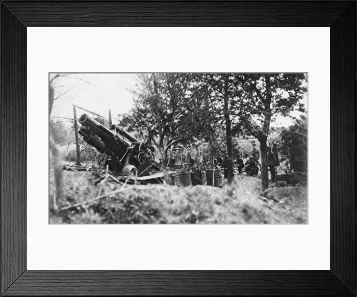 Framed Print : Weapons on the British Front Framed Print : Weapons on the British Front