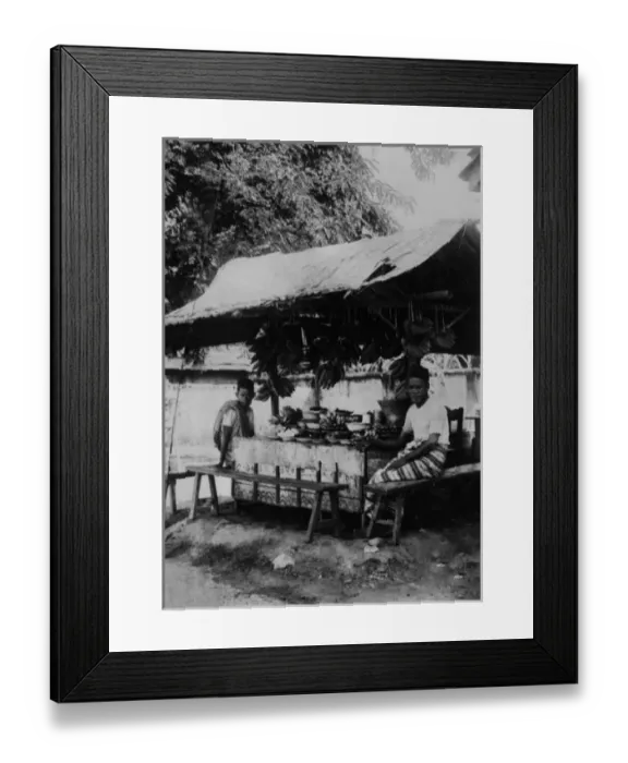 Framed Print : JAVANESE SHOP Framed Print : JAVANESE SHOP