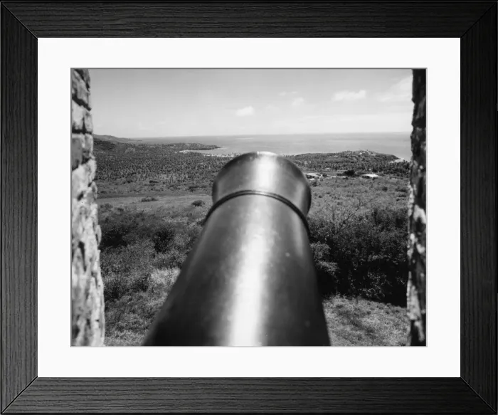 Framed Print : Tobago Cannon Framed Print : Tobago Cannon