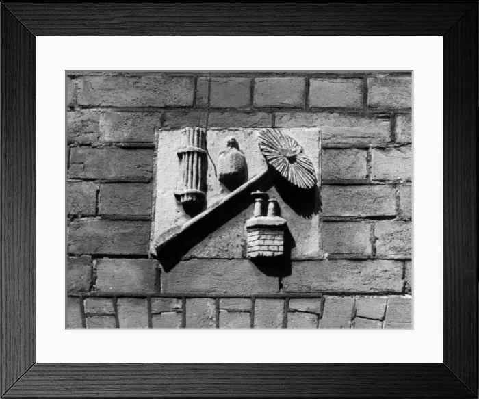 Framed Print : Chimney Sweep Carving Framed Print : Chimney Sweep Carving