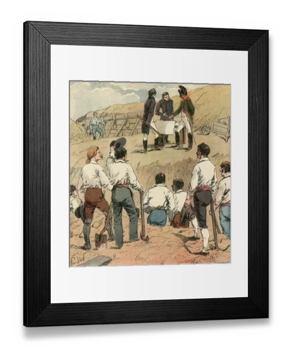 Framed Print : Napoleon Builds Canals Framed Print : Napoleon Builds Canals
