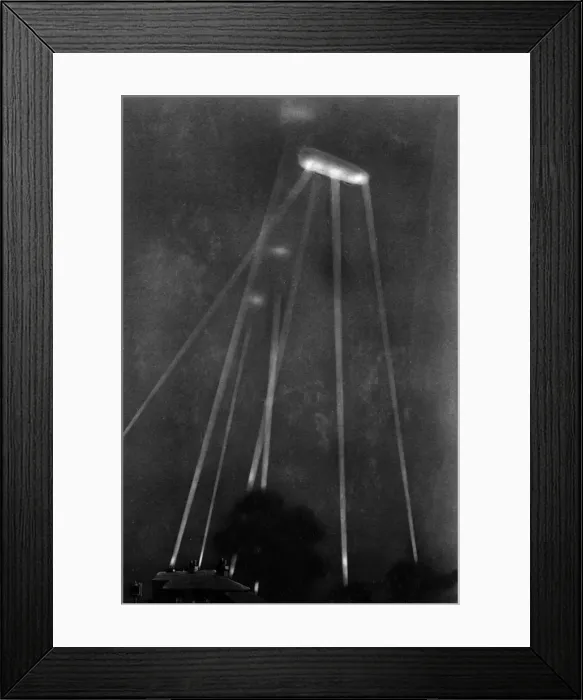 Framed Print : Zeppelin Downed 1916 - 1 Framed Print : Zeppelin Downed 1916 - 1