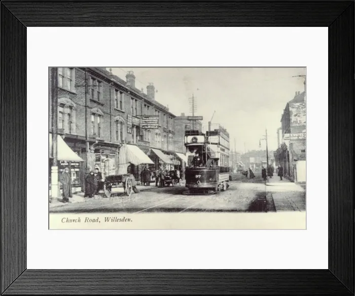 Framed Print : Church Rd Willesden Framed Print : Church Rd Willesden