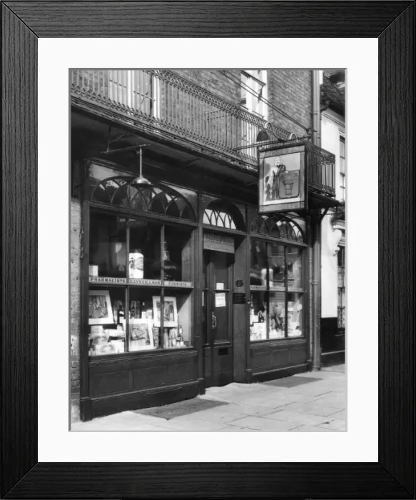 Framed Print : Uxbridge Chemist s Framed Print : Uxbridge Chemist s