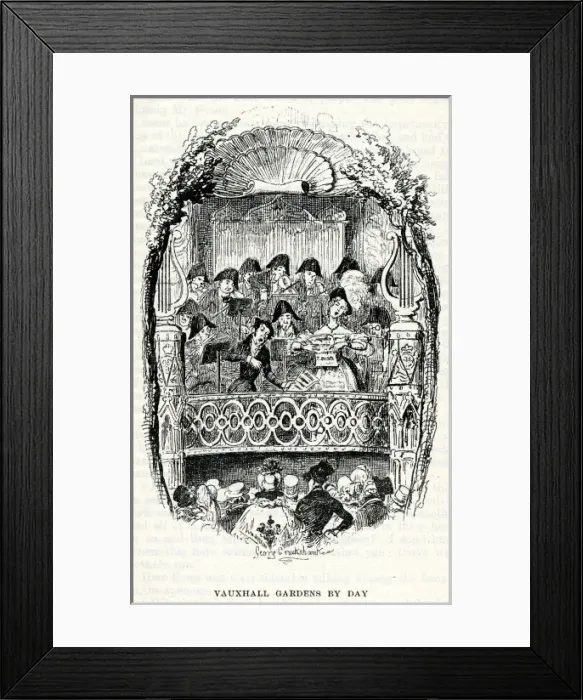 Framed Print : Vauxhall Gardens Framed Print : Vauxhall Gardens