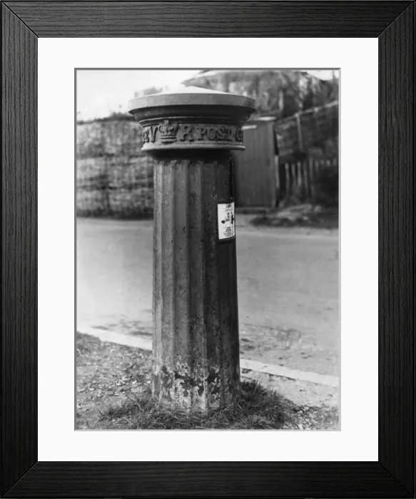 Framed Print : Victorian Pillar Box Framed Print : Victorian Pillar Box