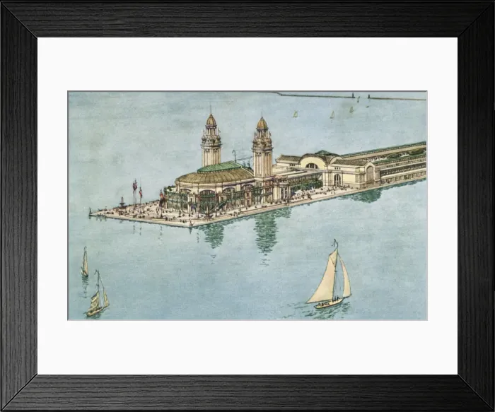 Framed Print : Chicago - Pier Framed Print : Chicago - Pier