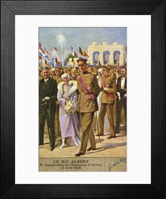 Framed Print : Albert at Antwerp Framed Print : Albert at Antwerp