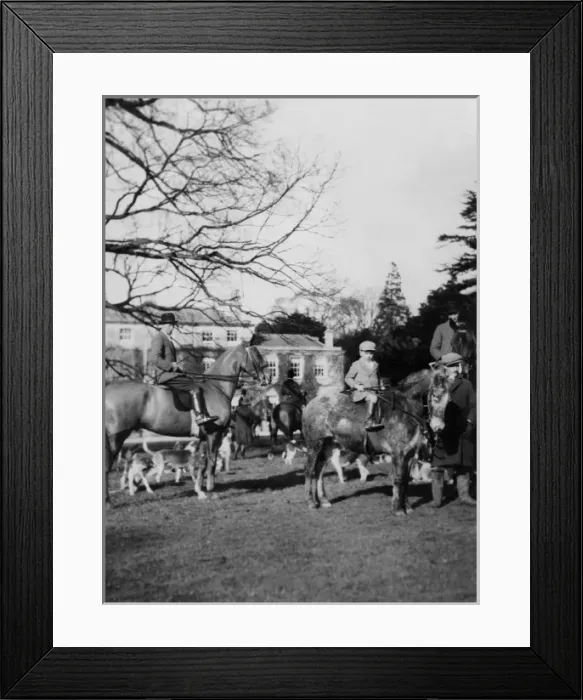 Framed Print : Fox Meet 1930S Framed Print : Fox Meet 1930S