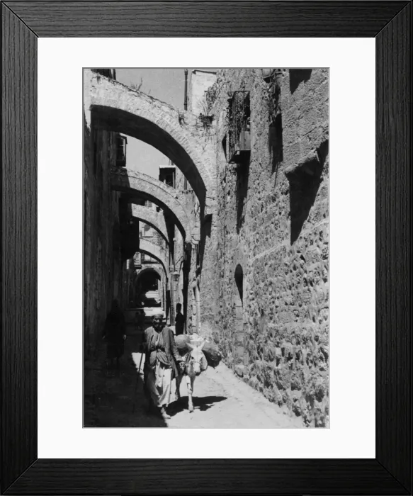 Framed Print : Jerusalem / Via Dolorosa Framed Print : Jerusalem / Via Dolorosa