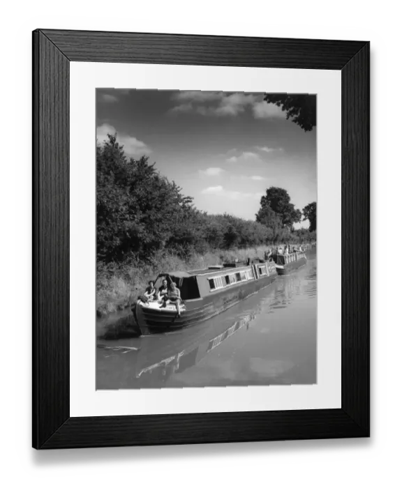 Framed Print : Oxford Canal Cruisers Framed Print : Oxford Canal Cruisers