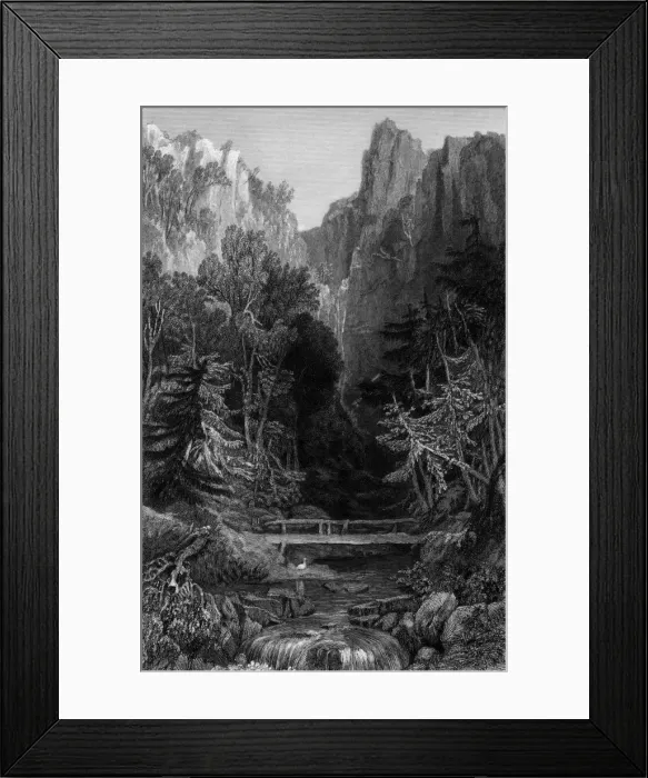 Framed Print : Birker Force, Lake District Framed Print : Birker Force, Lake District