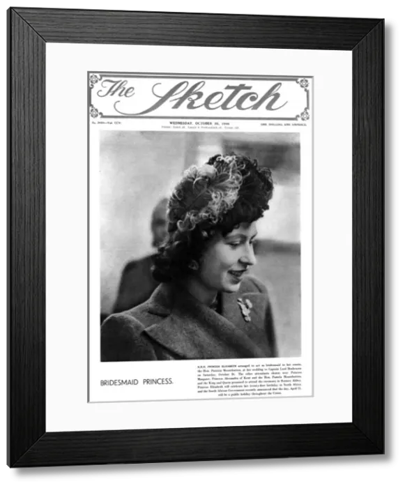 Framed Print : H. R. H. Princess Elizabeth, later Queen Elizabeth II Framed Print : H. R. H. Princess Elizabeth, later Queen Elizabeth II