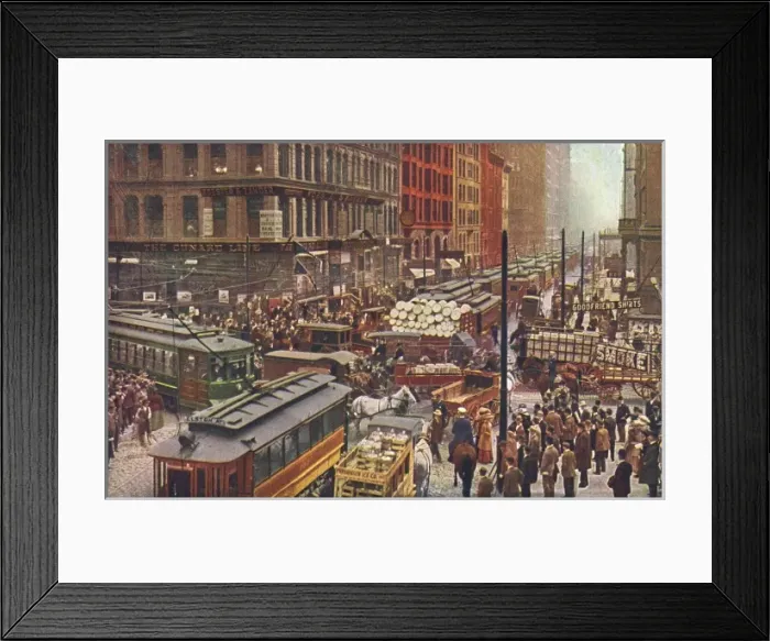 Framed Print : Chicago Congestion Framed Print : Chicago Congestion