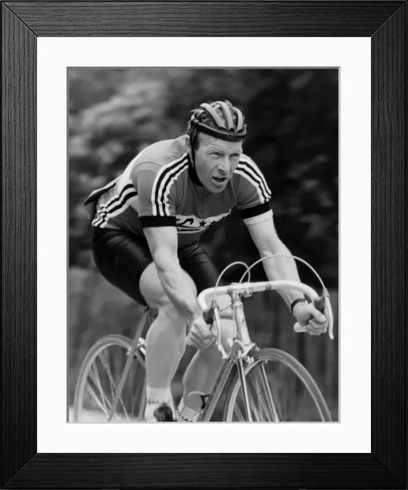 Framed Print : Racing Cyclist Framed Print : Racing Cyclist