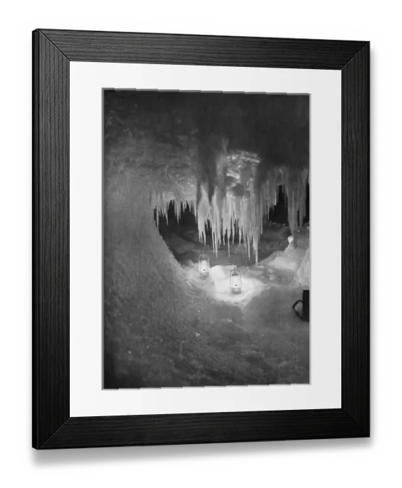 Framed Print : ICE CAVERN Framed Print : ICE CAVERN