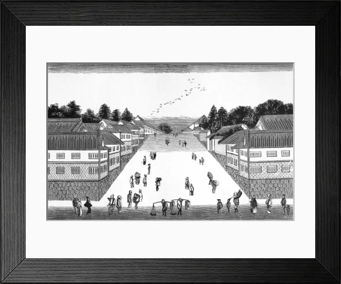 Framed Print : Tokyo Street Scene Framed Print : Tokyo Street Scene