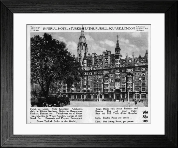 Framed Print : Imperial Hotel Framed Print : Imperial Hotel