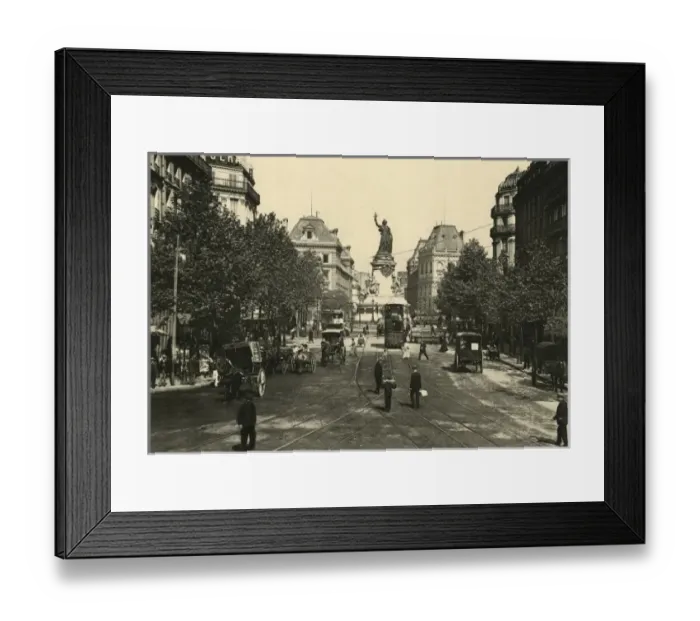 Framed Print : Paris Place Republique Framed Print : Paris Place Republique
