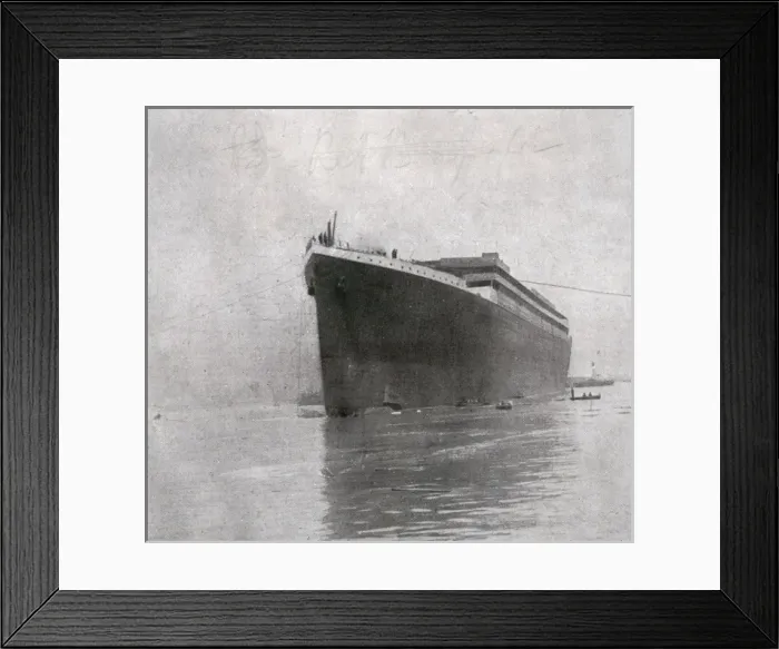 Framed Print : The Titanic Framed Print : The Titanic
