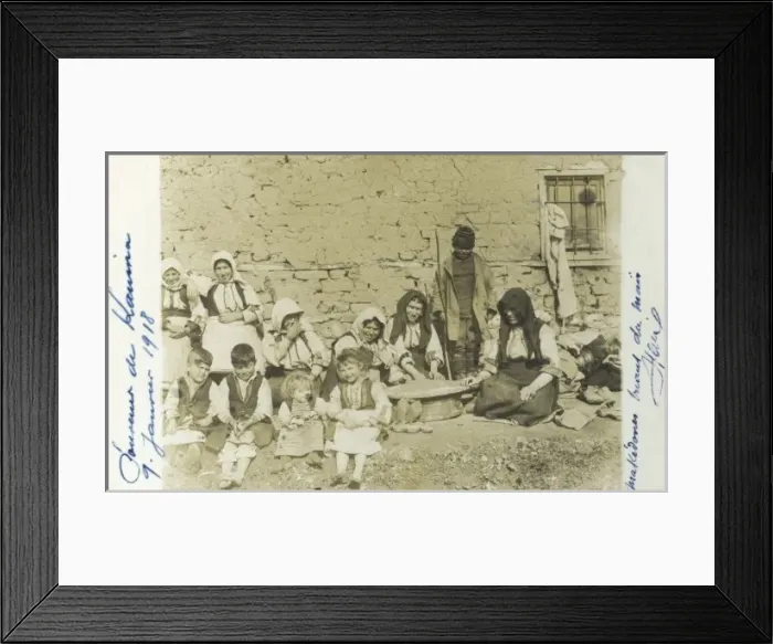Framed Print : Macedonia - Gypsies in their village Framed Print : Macedonia - Gypsies in their village