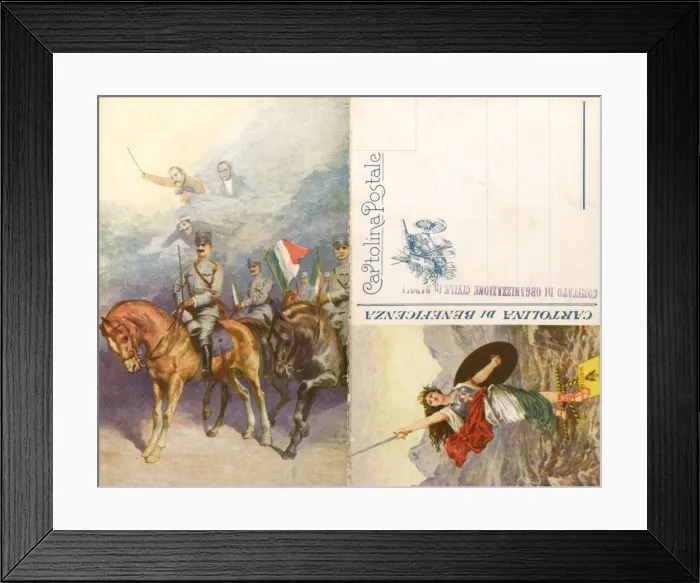 Framed Print : Heading off to war accompanied by the spirits of soldiers pa Framed Print : Heading off to war accompanied by the spirits of soldiers pa