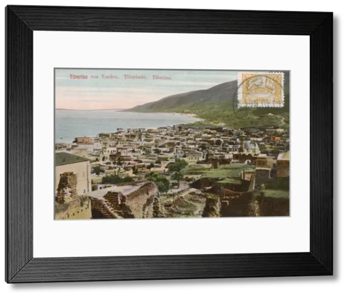 Framed Print : Israel - Tiberias from the North Framed Print : Israel - Tiberias from the North