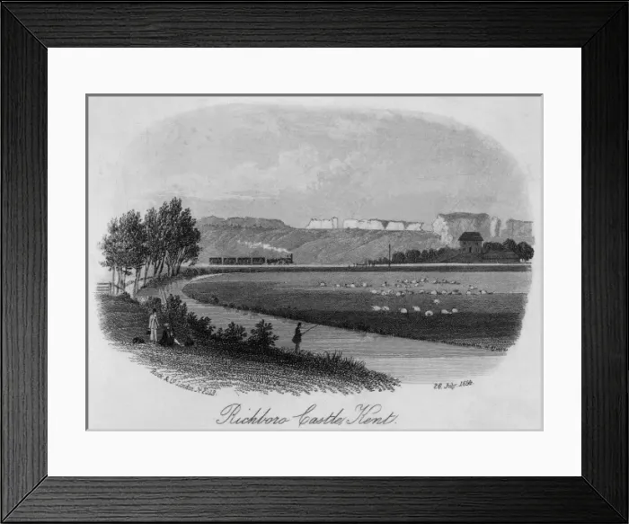 Framed Print : Richborough Castle, Kent Framed Print : Richborough Castle, Kent