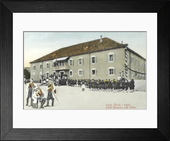 Framed Print : King Nikola I of Montenegro and his sons Framed Print : King Nikola I of Montenegro and his sons